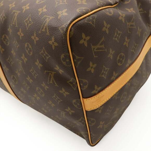LOUIS VUITTON Monogram Keepall Bandouliere 55 Boston Bag, Travel Shoulder Bag... - Picture 4 of 10